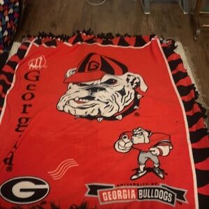 Georgia Bulldogs Red Blanket